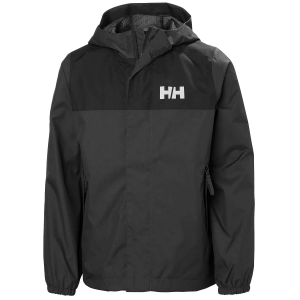 Kid's Helly Hansen Vancouver Rain Jacket 2024 Black size 12 | Polyester