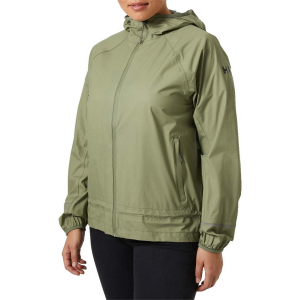 Image of Women's Helly Hansen Essence Light Rain Jacket 2024 in Green size Small | Polyester