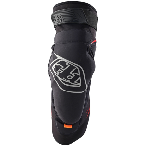 Image of Troy Lee Designs Raid Knee Guards 2025 in Black size Medium | Neoprene