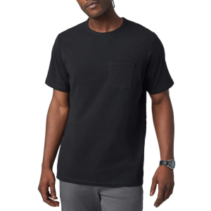 Vuori Feather Pocket T-Shirt Men's 2024 in Khaki size X-Large | Cotton/Elastane
