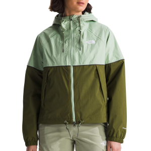 Image of Women's The North Face Novelty Antora Rain Hoodie 2024 in Green size 2X-Large | Nylon/Polyester