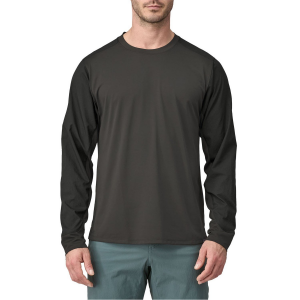 Image of Patagonia Dirt Craft Long Sleeve Jersey 2025 in Black size Medium | Polyester