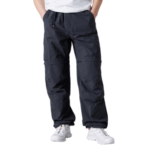 Image of 686 Traverse Zip Off Cargo-Wide Tapered Fit Pants Men's 2024 in Black size Small | Nylon/Spandex