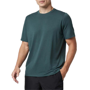 Vuori Current Tech T-Shirt Men's 2024 in Green size Large | Elastane/Polyester