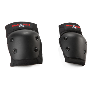 Image of Triple 8 Street Skateboard Elbow Pads 2025 in Black size Small | Lycra/Polyester