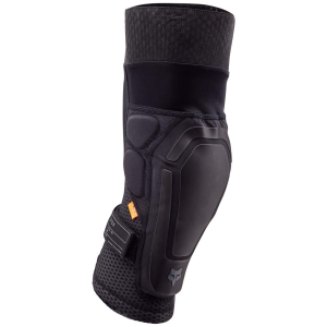 Image of Fox Racing Launch Pro Knee Guards 2025 in Black size Medium | Nylon/Spandex/Polyester