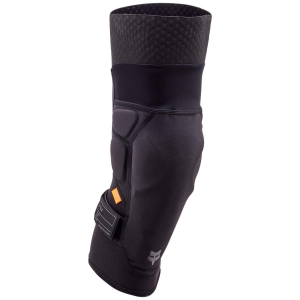 Image of Fox Racing Launch Knee Guards 2024 in Black size Small | Nylon/Spandex/Polyester