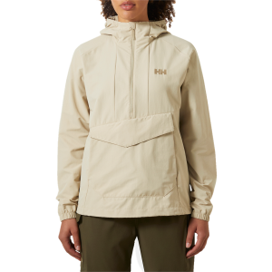 Image of Women's Helly Hansen Vista Hike Anorak Jacket 2024 in Green size X-Large | Elastane/Polyester