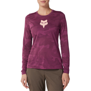 Image of Women's Fox Racing Ranger TruDri Long-Sleeve Jersey 2024 in Pink size X-Small | Polyester