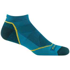 Image of Darn Tough Light Hiker No Show Lightweight With Cushion Socks Men's 2024 Blue size X-Large | Nylon/Spandex/Wool