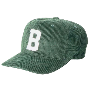 Image of Brixton Big B MP Hat 2024 in Green | Cotton/Leather