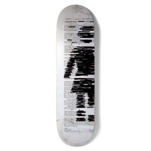 Image of Girl Davis Redacted Skateboard Deck 2025 size 8.25