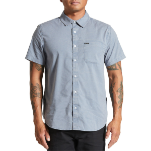 Brixton Charter Sol Wash Short-Sleeve Shirt Men's 2024 in Blue size Small | Cotton/Elastane/Polyester