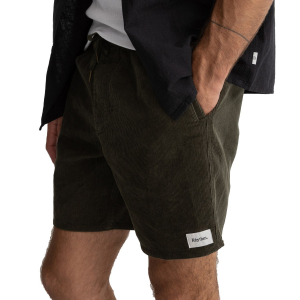 Image of Rhythm Classic Cord Jam Shorts Men's 2024 in Green size 36" | Cotton/Polyester