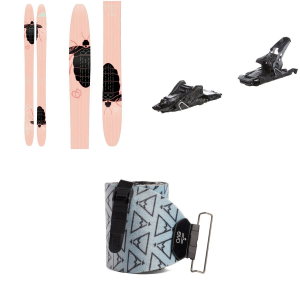 Women's Coalition Snow La Nieve Skis 2023 - 180 Package (180 cm) + 120 AT Bindings in Blue size 180/120