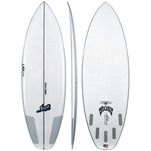 Lib Tech x Lost Puddle Jumper HP Surfboard 2025 in White size 5'8" | Polyester