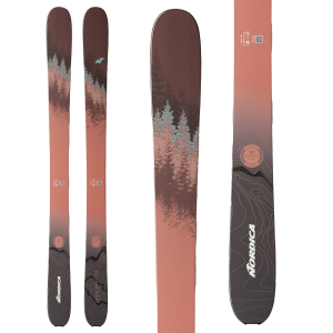 Women's Nordica Santa Ana 104 Unlimited Skis 2024 in Blue size 172 | Plastic