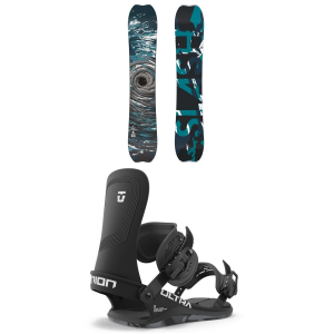 Slash Brainstorm Snowboard 2024 - 159W Package (159W cm) + L Mens in Black size 159W/L | Nylon