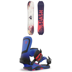 Slash Happy Place Snowboard 2024 - 163W Package (163W cm) + L Mens in Black size 163W/L | Nylon