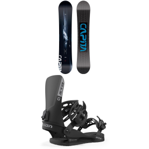CAPiTA Outerspace Living Snowboard 2024 - 157W Package (157W cm) + M Mens in Black size 157W/M | Aluminum