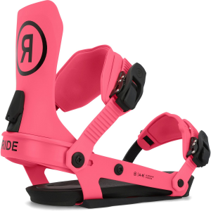 Ride A-9 Snowboard Bindings 2024 in Pink size Large | Nylon/Aluminum