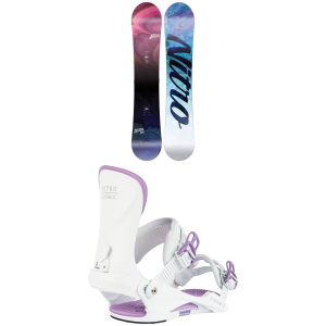 Women's Nitro Lectra Snowboard 2024 - 149 Package (149 cm) + S/M Womens size 149/S/M