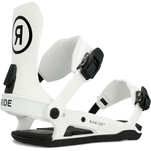Ride C-9 Snowboard Bindings 2024 in White size Large | Nylon