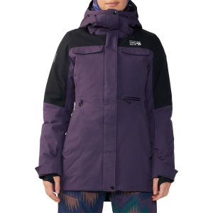 Women's Mountain Hardwear Powder Maven(TM) Parka Jacket 2024 in Purple size X-Small | Polyester