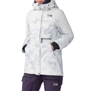 Women's Mountain Hardwear Powder Maven(TM) Parka Jacket 2024 in White size Small | Polyester