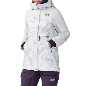 Women's Mountain Hardwear Powder Maven(TM) Parka Jacket 2024 in White size X-Large | Polyester