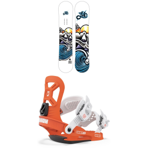 Kid's Lib Tech Banana Blaster BTX SnowboardKids' 2024 - 120 Package (120 cm) + XS Kids | Aluminum in White size 120/Xs | Aluminum/Polyester