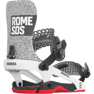 Rome 390 Boss Snowboard Bindings 2024 in White size Medium/Large | Aluminum