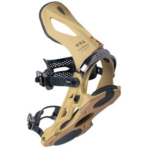 Arbor Cypress Snowboard Bindings 2024 in Gold size Large/X-Large | Plastic