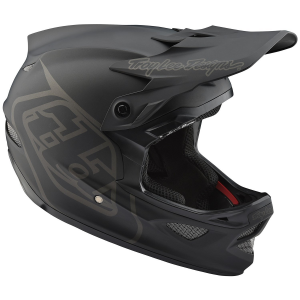 Troy Lee Designs D3 Fiberlite Bike Helmet 2023 in Black size Medium