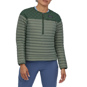Women's Patagonia AlpLight Down Pullover Jacket 2023 in Green size Small | Nylon/Plastic
