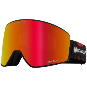 Dragon PXV2 Low Bridge Fit Goggles 2023 in Red