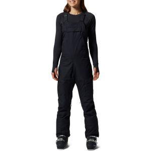 Women's Mountain Hardwear Firefall/2(TM) Bibs 2024 in Black size Medium | Nylon/Polyester