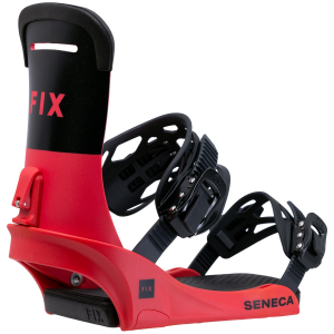 Women's Fix Seneca Snowboard Bindings 2024 in Red size Small/Medium | Nylon