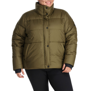 Women's Outdoor Research Coldfront Plus Down Jacket 2023 in Green size 2X-Large | Polyester