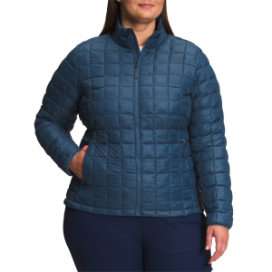 Women's The North Face ThermoBall(TM) Eco 2.0 Plus Jacket 2023 in Blue size X-Large | Nylon/Polyester