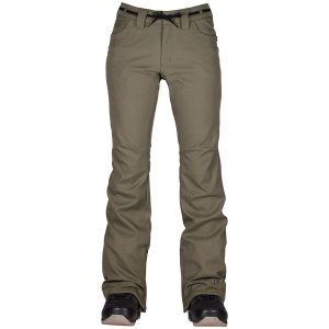 Women's L1 Heartbreaker Twill Pants 2023 in Green size Medium | Spandex/Polyester