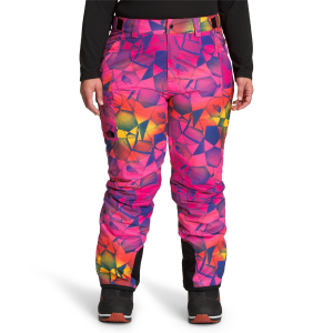 Women's The North Face Freedom Insulated Plus Tall Pants 2023 - X2X-Large in Pink size 3X-Large | Nylon/Polyester