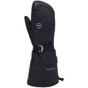 Gordini Radiator Mittens 2025 in Black size X-Large | Wool/Leather/Polyester