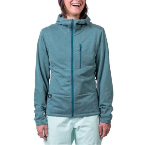 Women's Flylow Katinka Hoodie 2023 in Blue size Small | Spandex/Polyester
