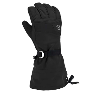 Gordini Elias Gauntlet Gloves 2025 in Black size X-Large | Nylon/Leather/Polyester