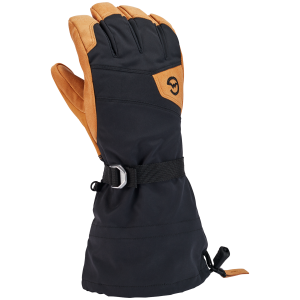 Gordini Elias Gauntlet Gloves 2025 in Black size Large | Nylon/Leather/Polyester