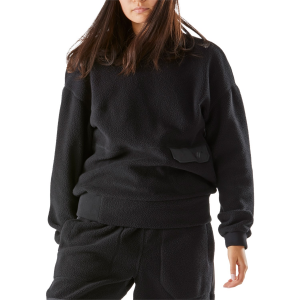Women's FW Root Light Sherpa Crew 2023 in Black size Large | Nylon/Polyester
