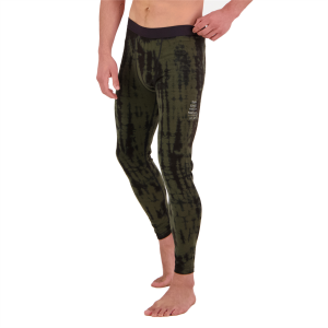 MONS ROYALE Cascade Flex 200 Leggings Men's 2024 in Green size Large | Nylon/Wool/Elastane