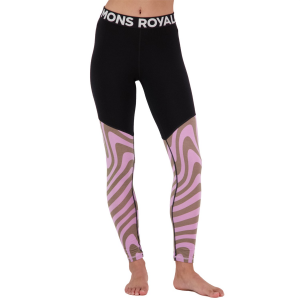 Women's MONS ROYALE Cascade Flex 200 Leggings 2024 in Pink size Medium | Nylon/Wool/Elastane