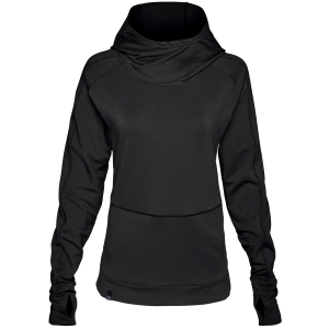 Women's Flylow Alva Hoodie 2023 in Black size X-Large | Spandex/Polyester